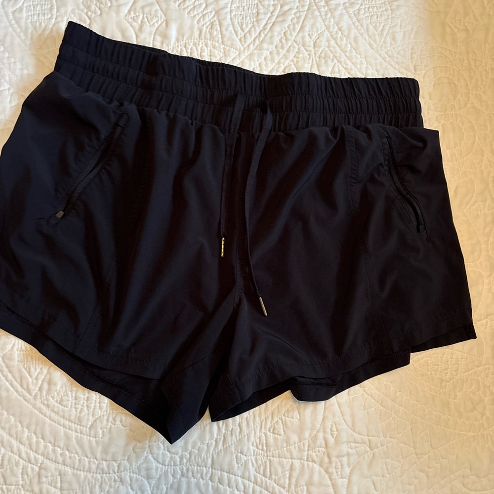 All in Motion Women's Black Athletic Shorts